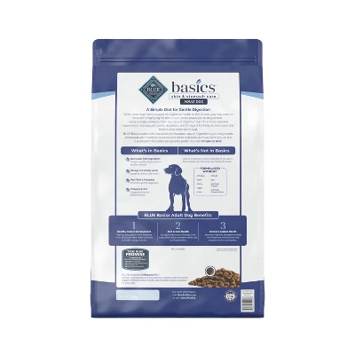 Blue Buffalo Basics Skin & Stomach Care Grain Free Natural Duck & Potato Adult Dry Dog Food - 22lbs 2 Blue Buffalo Basics Skin & Stomach Care Grain Free Natural Duck & Potato Adult Dry Dog Food - 22lbs - Image 2