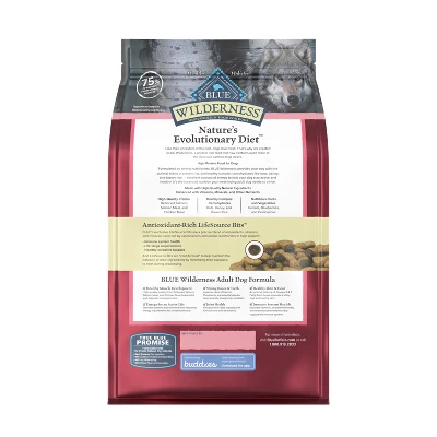Blue Buffalo Wilderness High Protein Natural Adult Dry Dog Food Plus Wholesome Grains With Salmon - 4.5lbs 1 Blue Buffalo Wilderness High Protein Natural Adult Dry Dog Food Plus Wholesome Grains With Salmon - 4.5lbs