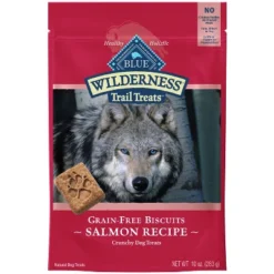 Blue Buffalo Wilderness Trail Treats High Protein Grain-Free Crunchy Dog Treats Biscuits Salmon Recipe 8 Blue Buffalo Wilderness Trail Treats High Protein Grain-Free Crunchy Dog Treats Biscuits Salmon Recipe -Blue Buffalo GUEST 7640c924 d254 4da5 a22d 846dd67009a8