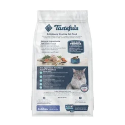Blue Buffalo Indoor Hairball Control With Chicken & Brown Rice Mature Premium Senior Dry Cat Food - 7lbs