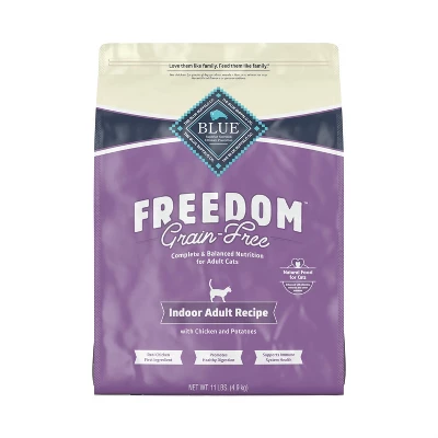 Blue Buffalo Freedom Grain Free Indoor With Chicken, Peas & Potatoes Adult Premium Dry Cat Food 11 Blue Buffalo Freedom Grain Free Indoor With Chicken, Peas & Potatoes Adult Premium Dry Cat Food - Image 11