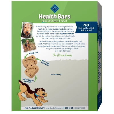 Blue Buffalo Mini Bar Apple & Yogurt Dog Treats - 32oz 1 Blue Buffalo Mini Bar Apple & Yogurt Dog Treats - 32oz