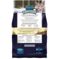 Blue Buffalo Wilderness Grain Free With Chicken Mature Premium Dry Cat Food