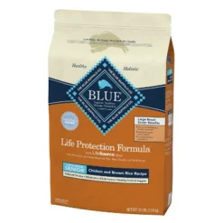 Blue Buffalo Life Protection Chicken & Brown Rice Recipe Large Breed Senior Dry Dog Food - 30lbs -Blue Buffalo GUEST b4c048af 86bf 4f7a ae7c 1e9905299655