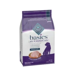 Blue Buffalo Basics Skin & Stomach Care Natural Senior Dry Dog Food With Turkey & Potato Recipe - 4lbs -Blue Buffalo GUEST bc5ec808 f6c9 4426 b77c 745efc21bb1f