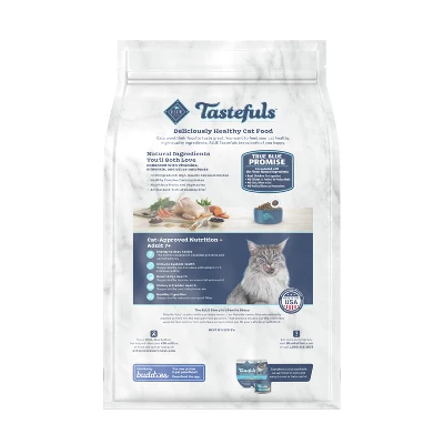 Blue Buffalo Tastefuls With Chicken Adult 7+ Natural Dry Cat Food 1 Blue Buffalo Tastefuls With Chicken Adult 7+ Natural Dry Cat Food