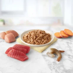 Blue Buffalo Tastefuls Natural Flaked Wet Cat Food Variety Pack, Tuna, Chicken, Fish & Shrimp Entrées In Gravy - 3oz/12ct -Blue Buffalo GUEST c52aafb2 2136 48b4 844e 544611d25da7 1