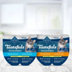Blue Buffalo Tastefuls Savory Singles Adult Cuts In Gravy Wet Cat Food Variety Pack With Chicken And Turkey Entrée - 12ct/31.2oz -Blue Buffalo GUEST d33a3231 1b00 4a5e 9ba5 06a52bcd9989