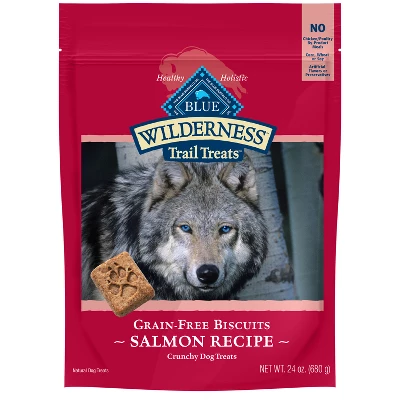 Blue Buffalo Wilderness Trail Treats High Protein Grain-Free Crunchy Dog Treats Biscuits Salmon Recipe 5 Blue Buffalo Wilderness Trail Treats High Protein Grain-Free Crunchy Dog Treats Biscuits Salmon Recipe - Image 5