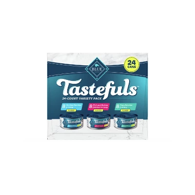 Blue Buffalo Tasteful Tuna, Chicken, Fish And Shrimp Flaked Variety Pack Wet Cat Food - 5.5oz/24ct 2 Blue Buffalo Tasteful Tuna, Chicken, Fish And Shrimp Flaked Variety Pack Wet Cat Food - 5.5oz/24ct - Image 2