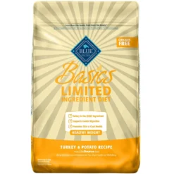 Blue Buffalo Basics Limited Ingredient Diet Healthy Weight Turkey & Potato Recipe Adult Dry Dog Food (24 Lb)
