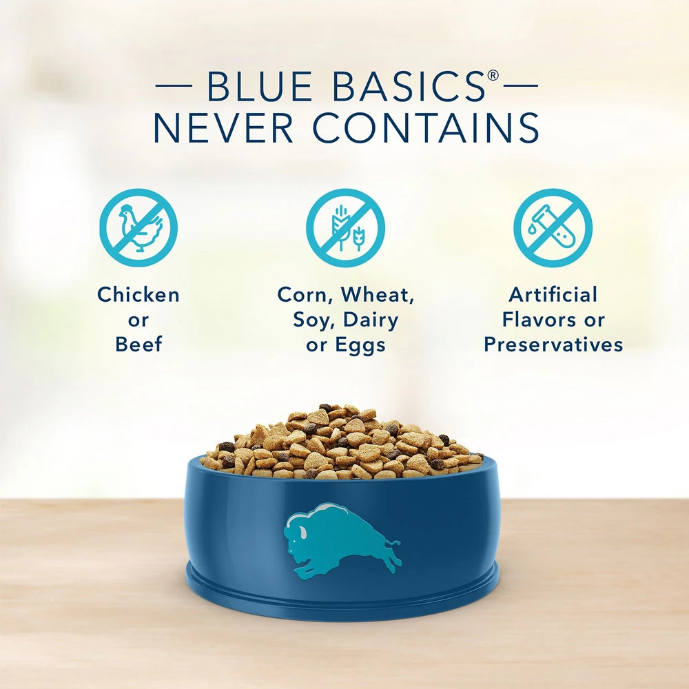 Blue Buffalo Basics Limited Ingredient Diet Turkey & Potato Recipe Large Breed Adult Dry Dog Food (24 Lb) 7 Blue Buffalo Basics Limited Ingredient Diet Turkey & Potato Recipe Large Breed Adult Dry Dog Food (24 Lb) - Image 7