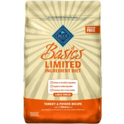 Blue Buffalo Basics Limited Ingredient Diet Turkey & Potato Recipe Large Breed Adult Dry Dog Food (24 Lb)