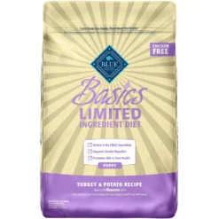 Blue Buffalo Basics Limited Ingredient Diet Turkey & Potato Recipe Puppy Dry Dog Food (24 Lb)