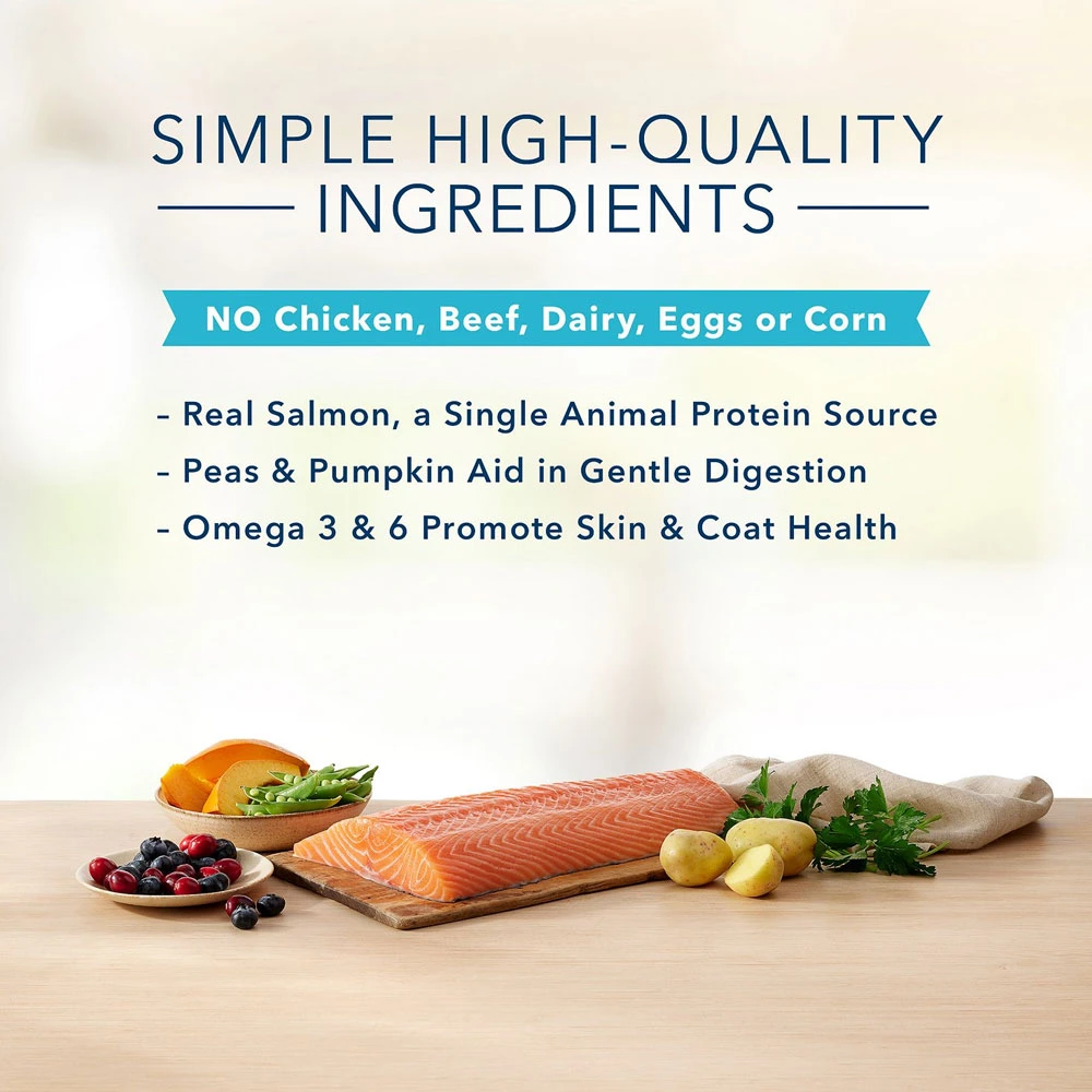 Blue Buffalo Basics Limited Ingredient Formula Salmon & Potato Recipe Adult Dry Dog Food (24 Lb) 5 Blue Buffalo Basics Limited Ingredient Formula Salmon & Potato Recipe Adult Dry Dog Food (24 Lb) - Image 5