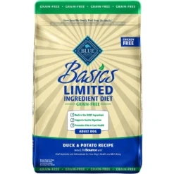 Blue Buffalo Basics Limited Ingredient Grain-Free Formula Duck & Potato Recipe Adult Dry Dog Food (22 Lb)