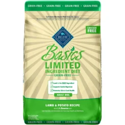 Blue Buffalo Basics Limited Ingredient Grain-Free Formula Lamb & Potato Recipe Adult Dry Dog Food (22 Lb)