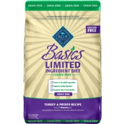 Blue Buffalo Basics Limited Ingredient Grain-Free Formula Turkey & Potato Recipe Adult Dry Dog Food (24 Lb)
