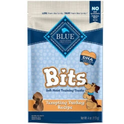 Blue Buffalo Blue Bits Tempting Turkey Recipe Soft-Moist Training Dog Treats, 4-oz Bag