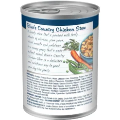 Blue Buffalo Blue's Country Chicken Stew Grain Free Canned Dog Food (12.5oz X 12) -Blue Buffalo blue buffalo blue s country chicken stew grain free canned dog food 12 5oz x 12 95