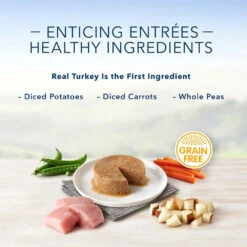 Blue Buffalo Divine Delights Roasted Turkey Flavor Pate Dog Food Trays (3.5oz X 12) -Blue Buffalo blue buffalo divine delights roasted turkey flavor pate dog food trays 3 5oz x 12 87