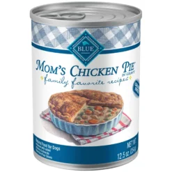 Blue Buffalo Family Favorite Grain-Free Recipes Mom's Chicken Pie Canned Dog Food (12.5oz X 12)