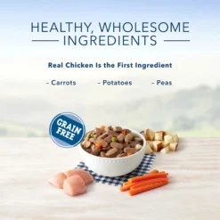 Blue Buffalo Family Favorite Grain-Free Recipes Mom's Chicken Pie Canned Dog Food (12.5oz X 12) -Blue Buffalo blue buffalo family favorite grain free recipes mom s chicken pie canned dog food 12 5oz x 12 85