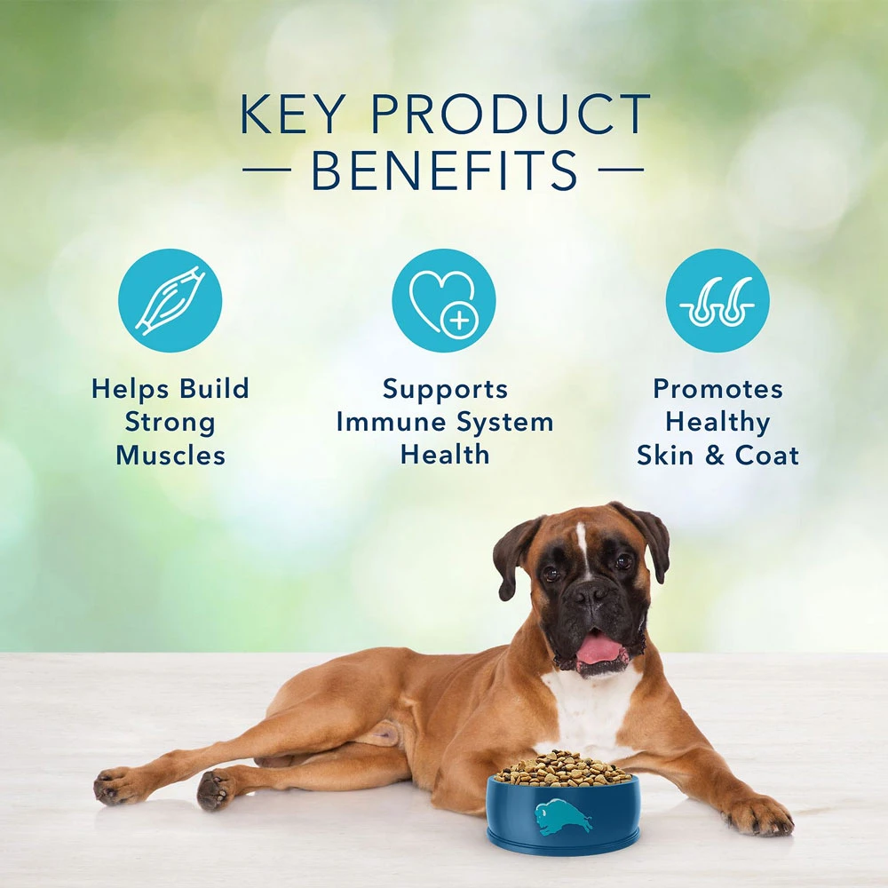 Blue Buffalo Freedom Adult Beef Recipe Grain-Free Dry Dog Food (24 Lb) 4 Blue Buffalo Freedom Adult Beef Recipe Grain-Free Dry Dog Food (24 Lb) - Image 4