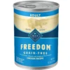 Blue Buffalo Freedom Adult Chicken Recipe Grain-Free Canned Dog Food (12.5oz X 12)
