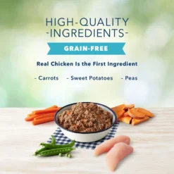 Blue Buffalo Freedom Adult Chicken Recipe Grain-Free Canned Dog Food (12.5oz X 12) -Blue Buffalo blue buffalo freedom adult chicken recipe grain free canned dog food 12 5oz x 12 93