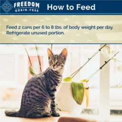 Blue Buffalo Freedom Indoor Adult Chicken Recipe Grain-Free Canned Cat Food (5.5oz X 24) -Blue Buffalo blue buffalo freedom indoor adult chicken recipe grain free canned cat food 5 5oz x 24 101