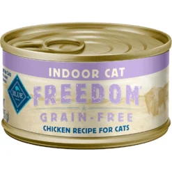 Blue Buffalo Freedom Indoor Adult Chicken Recipe Grain-Free Canned Cat Food (5.5oz X 24)