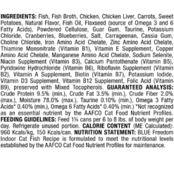 Blue Buffalo Freedom Indoor Adult Fish Recipe Grain-Free Canned Cat Food (5.5oz X 24) -Blue Buffalo blue buffalo freedom indoor adult fish recipe grain free canned cat food 5 5oz x 24 76