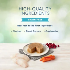 Blue Buffalo Freedom Indoor Adult Fish Recipe Grain-Free Canned Cat Food (5.5oz X 24) -Blue Buffalo blue buffalo freedom indoor adult fish recipe grain free canned cat food 5 5oz x 24 78