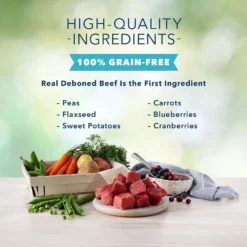 Blue Buffalo Freedom Large Breed Adult Beef Recipe Grain-Free Dry Dog Food (24 Lb) -Blue Buffalo blue buffalo freedom large breed adult beef recipe grain free dry dog food 24 lb 100