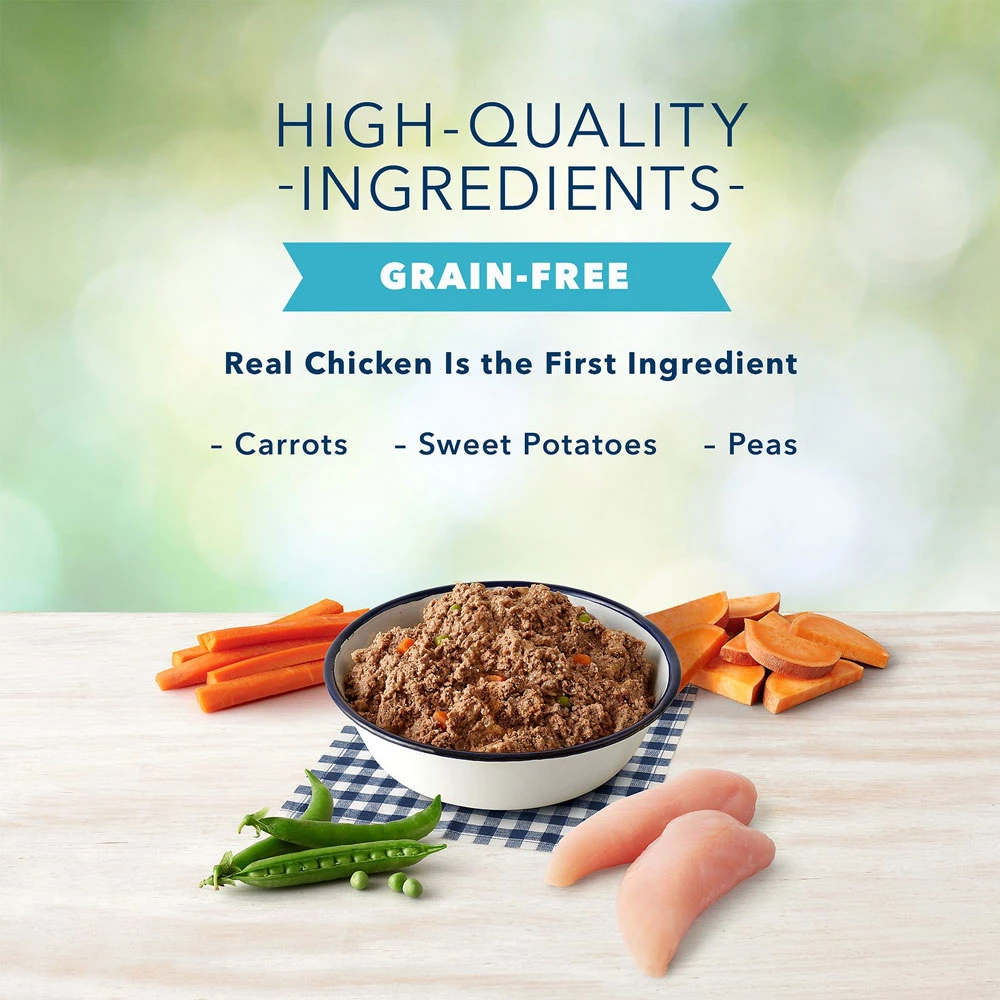 Blue Buffalo Freedom Small Breed Adult Chicken Recipe Grain-Free Canned Dog Food (5.5 Oz X 24) 3 Blue Buffalo Freedom Small Breed Adult Chicken Recipe Grain-Free Canned Dog Food (5.5 Oz X 24) - Image 3