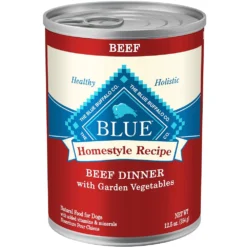 Blue Buffalo Homestyle Recipe Beef Dinner With Garden Vegetables & Sweet Potatoes Canned Dog Food (12.5oz X 12)
