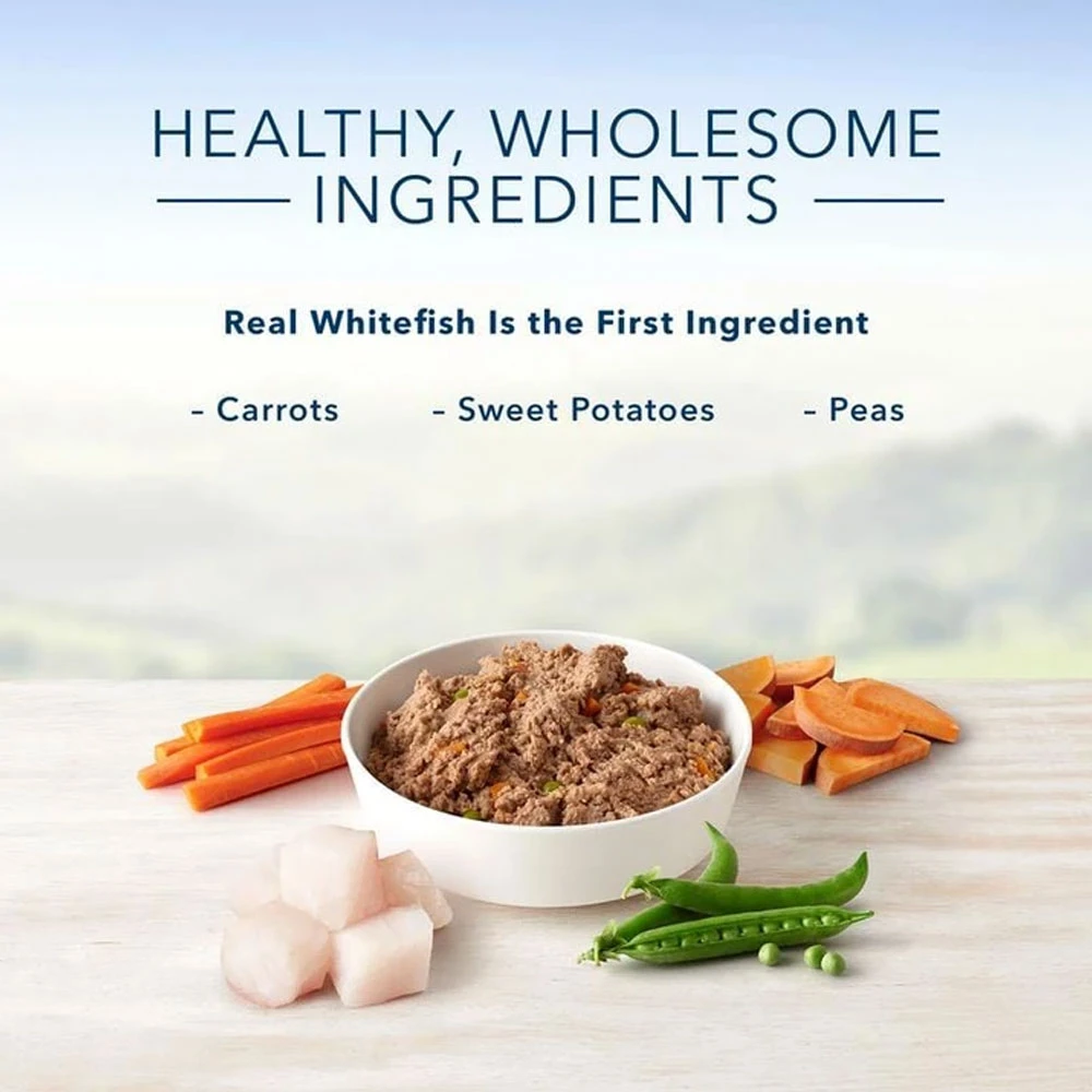 Blue Buffalo Homestyle Recipe Fish & Sweet Potato With Garden Vegetables & Brown Rice Canned Dog Food (12.5oz X 12) 3 Blue Buffalo Homestyle Recipe Fish & Sweet Potato With Garden Vegetables & Brown Rice Canned Dog Food (12.5oz X 12) - Image 3