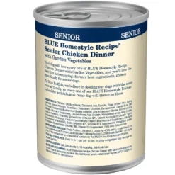 Blue Buffalo Homestyle Recipe Senior Chicken Dinner With Garden Vegetables Canned Dog Food (12.5oz X 12) -Blue Buffalo blue buffalo homestyle recipe senior chicken dinner with garden vegetables canned dog food 12 5oz x 12 91