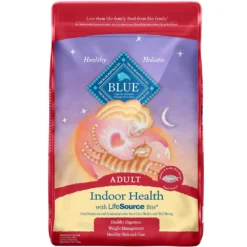 Blue Buffalo Indoor Health Salmon & Brown Rice Recipe Adult Dry Cat Food (15 Lb)