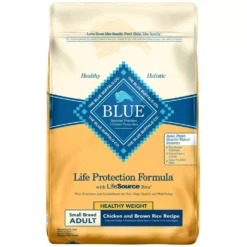 Blue Buffalo Life Protection Formula Healthy Weight Small Breed Adult Chicken & Brown Rice Recipe Dry Dog Food (15 Lb)