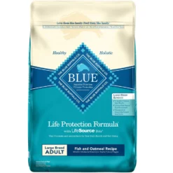 Blue Buffalo Life Protection Formula Large Breed Adult Fish & Oatmeal Recipe Dry Dog Food (30 Lb)