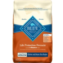Blue Buffalo Life Protection Formula Large Breed Senior Chicken & Brown Rice Recipe Dry Dog Food (30 Lb)