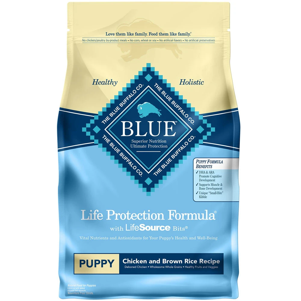 Blue Buffalo Life Protection Formula Puppy Chicken & Brown Rice Recipe Dry Dog Food (6 Lb) 1 Blue Buffalo Life Protection Formula Puppy Chicken & Brown Rice Recipe Dry Dog Food (6 Lb)