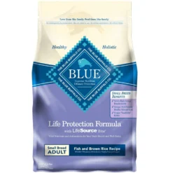 Blue Buffalo Life Protection Formula Small Breed Adult Fish & Brown Rice Recipe Dry Dog Food (6 Lb)