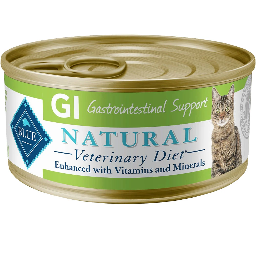 Blue Buffalo Natural Veterinary Diet - GI Gastrointestinal Support Canned Cat Food (24-pack) 1 Blue Buffalo Natural Veterinary Diet - GI Gastrointestinal Support Canned Cat Food (24-pack)