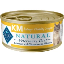 Blue Buffalo Natural Veterinary Diet - KM Kidney + Mobility Support Canned Cat Food (24-pack)
