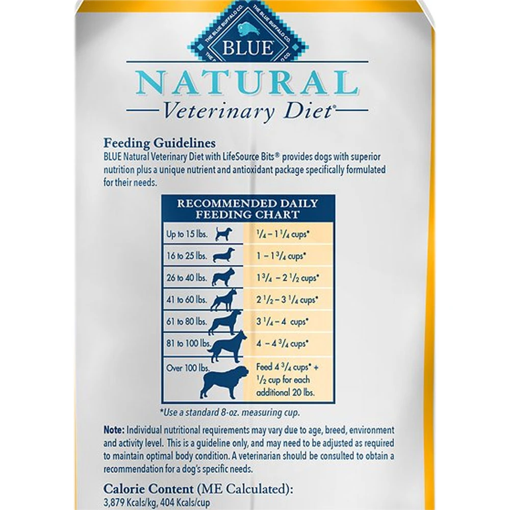Blue Buffalo Natural Veterinary Diet - KS Kidney Support Dry Dog Food (22 Lb) 2 Blue Buffalo Natural Veterinary Diet - KS Kidney Support Dry Dog Food (22 Lb) - Image 2