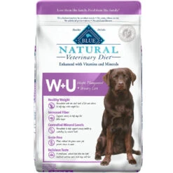 Blue Buffalo Natural Veterinary Diet - W+U Weight Management + Urinary Care Dry Dog Food (22 Lb)
