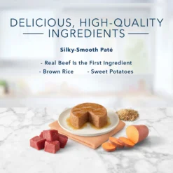 Blue Buffalo Tastefuls Beef Entree Pate Wet Cat Food (5.5oz X 12) 8 Blue Buffalo Tastefuls Beef Entree Pate Wet Cat Food (5.5oz X 12) -Blue Buffalo blue buffalo tastefuls beef entree pate wet cat food 5 5oz x 12 78